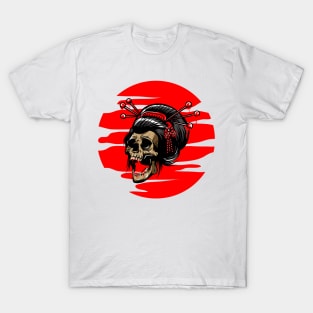 Geisha Skull T-Shirt